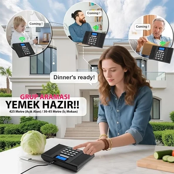 Hello F60D Dc 5V 1A İnterkom Kapalı Devre Konuşma Sistemi - Resim 4