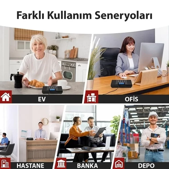 Hello F60D Dc 5V 1A İnterkom Kapalı Devre Konuşma Sistemi - Resim 3
