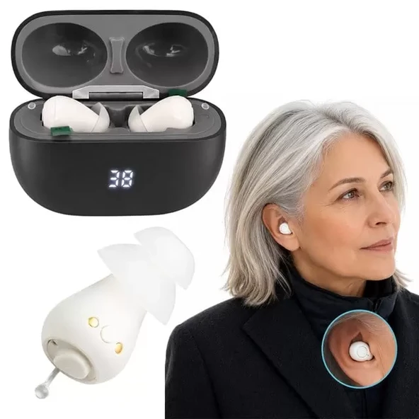 Sn-37863 Dijital Şarj Edilebilir Mini Akıllı Kulak İçi İşitme ürün görseli 1