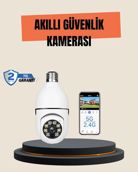 Mobil Uygulama Kontrollü Akıllı Güvenlik Kamerası ürün görseli 1