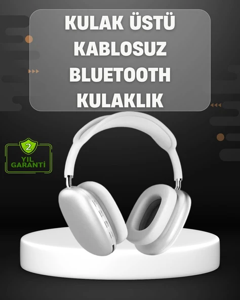 Katlanabilir Bluetooth V5.0 Kablosuz Kulaklık | 400 mAh, Gürültü Azaltma ürün görseli 1