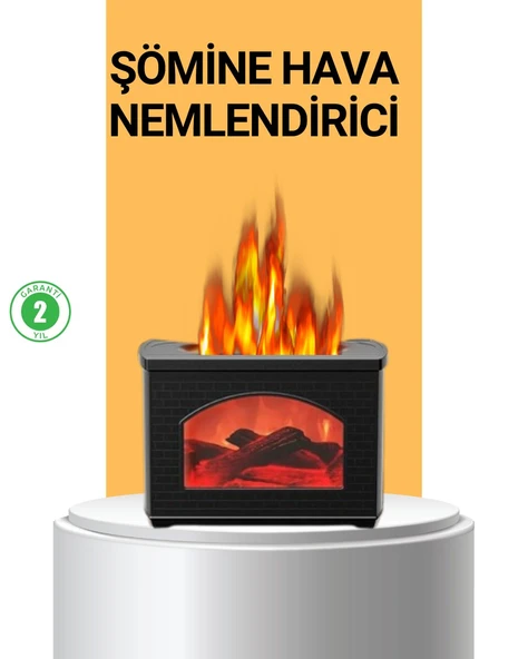 Aromaterapi Destekli Ultrasonik Nemlendirici USB Bağlantılı Sessiz Model ürün görseli 1