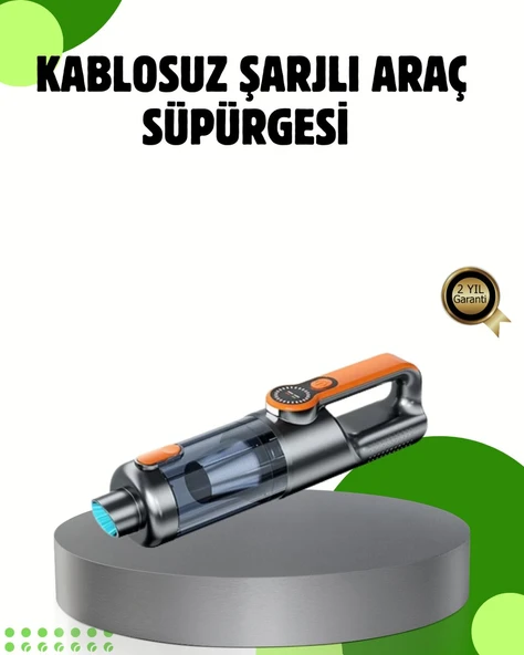 Şarjlı Kablosuz El Süpürgesi Yüksek Emiş Güçlü ve Çok Başlıklı ürün görseli 1