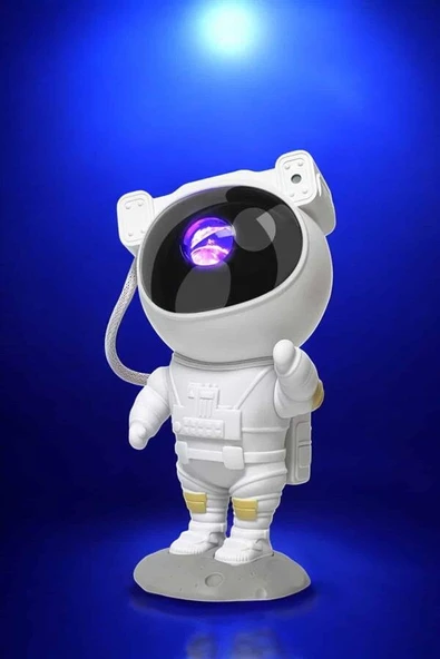 Çocuklara Özel Projeksiyon Astronot Lamba Speaker Sevimli - Resim 4