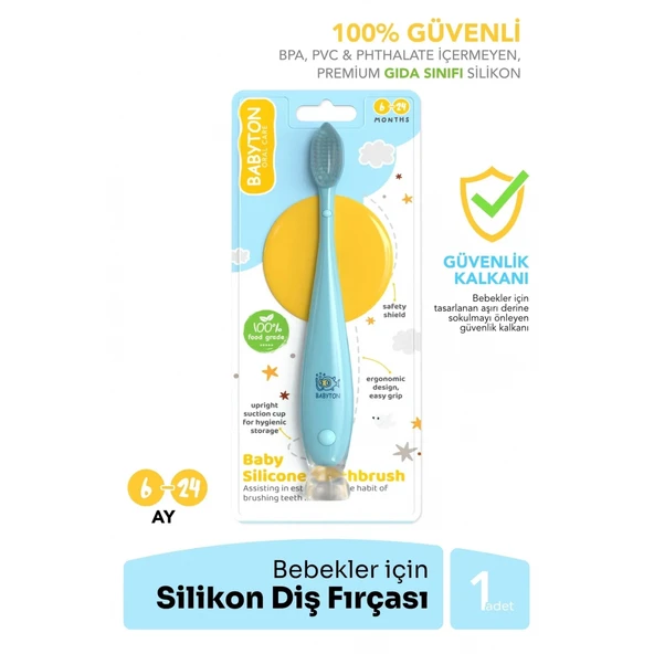 Babyton Silikon Diş Fırçası ürün görseli 1