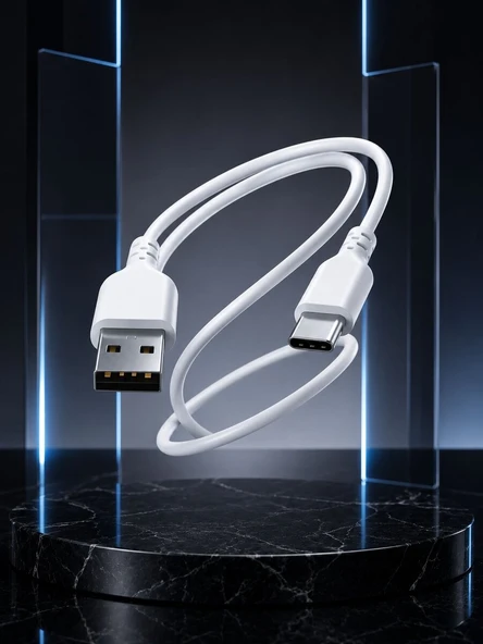 USB-A to Type-C 2 Metre Hızlı Şarj Kablosu - Resim 3