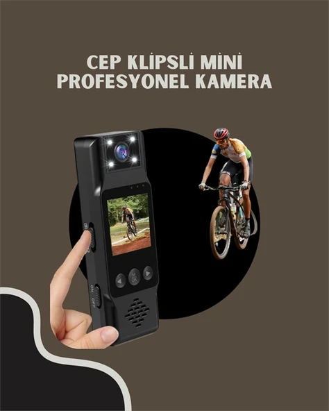 WiFi Özellikli Taşınabilir Kamera – 1.3” TFT Ekran, 3MP Fotoğraf, 128GB Kart Desteği ürün görseli 1