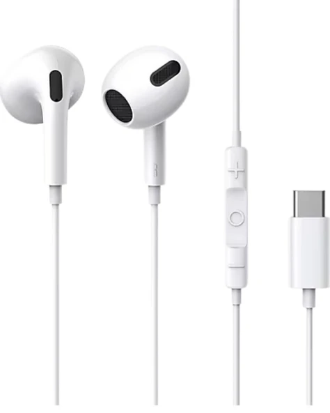 Type C Kablolu Mikrofonlu Kulaklık Mega Bass Özellikli - Resim 4