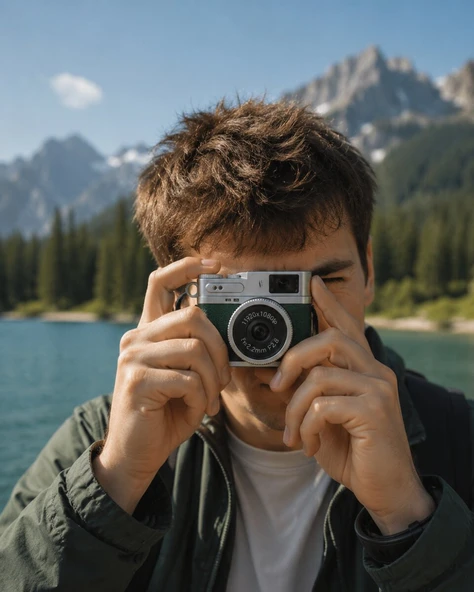 1080P HD Mini Dijital Kamera IPS Ekranlı Taşınabilir Fotoğraf Makinesi ürün görseli 1