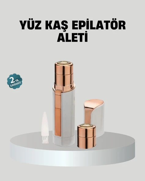 Kadınlar İçin Yüz ve Kaş Epilatörü – Hassas Cilt Dostu, Pil ile Çalışan, Taşınabilir ve Şık Tasarım ürün görseli 1