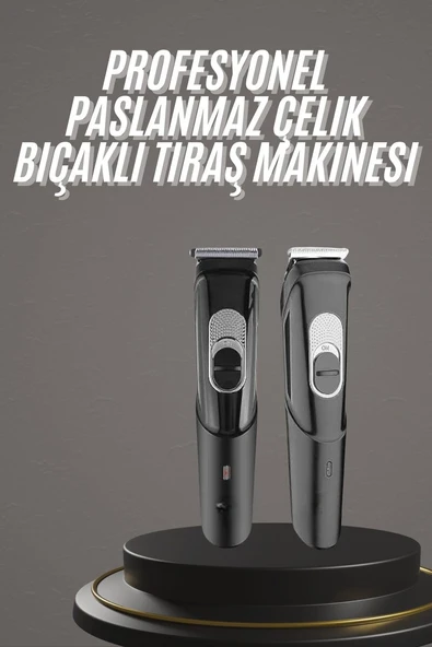 Pro Şarjlı Saç Sakal Tıraş Makinesi Ense Kesme Makinesi Lazer Öncesi Kısaltma ürün görseli 1