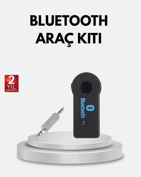 Car Bluetooth AUX Oto MP3 Player Kablosuz Müzik ve Görüşme Cihazı ürün görseli 1