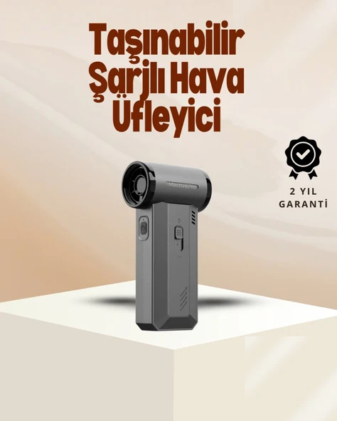 Yüksek Hızlı Kablosuz El Tipi Hava Üfleme Temizlik Cihazı ürün görseli 1