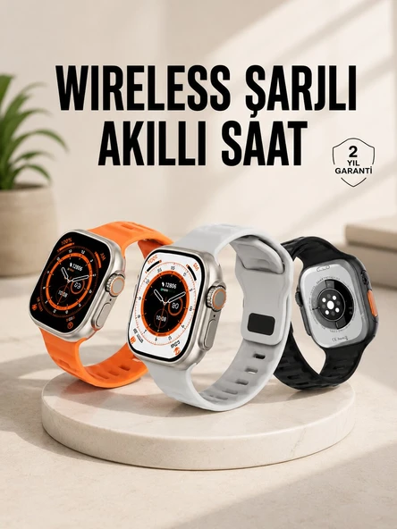 Akıllı Saat Nabız Ölçebilen Yeni Nesil GPS ve Adımsayar Özelliği ürün görseli 1