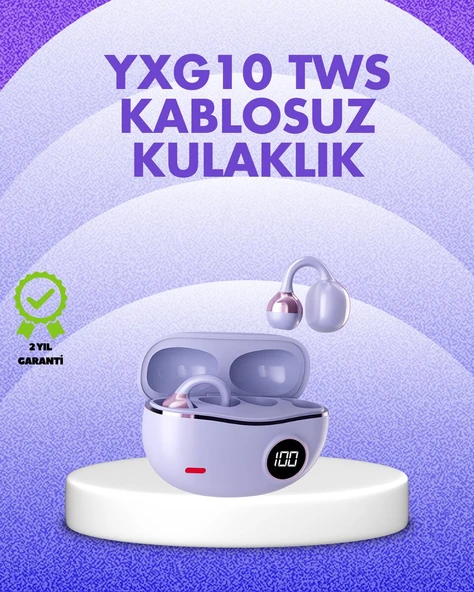 YXG10 Kablosuz Kulaklık – Bluetooth 5.4, Dokunmatik, LED Ekranlı Şarj Kutusu ürün görseli 1