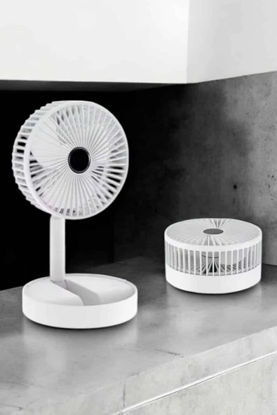 Soğutucu Vantilatör Telefon Standlı Mini Fan - Resim 3