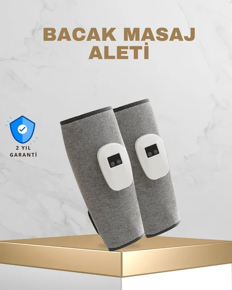 Taşınabilir Şarjlı Baldır Masaj Aleti – 3 Kademeli Isı ve Basınç Ayarı, Titreşim Fonksiyonlu ürün görseli 1