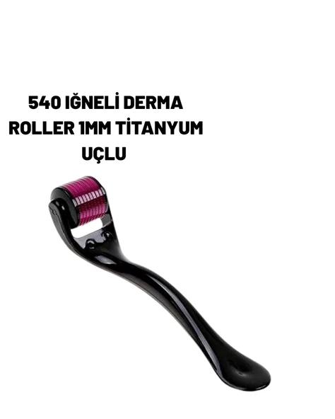 Ev Tipi Mikro İğneli Cilt Bakım Aleti – 1 mm Titanyum Roller ürün görseli 1