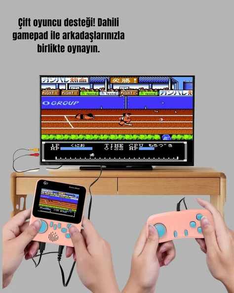 Şarjlı 3.5 İnç Retro Oyun Konsolu - Resim 4
