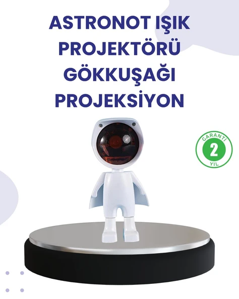 Dekoratif Gün Batımı Işığı – Astronot Figürlü ürün görseli 1