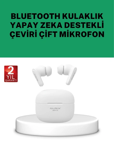 Gerçek Zamanlı Çeviri Özellikli Kablosuz Kulaklık Profesyonel Kullanım ürün görseli 1