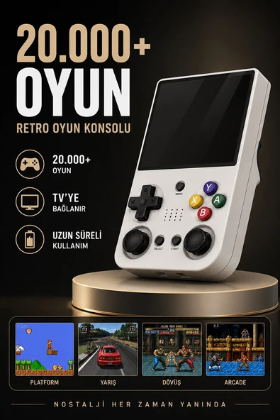 20.000 Oyunlu Retro El Konsolu Taşınabilir Oyun Cihazı ürün görseli 1