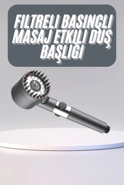 Yüksek Performanslı Masaj Etkili Su Tasarruflu Duş Başlığı Krom Kaplama Uzun Ömürlü ürün görseli 1