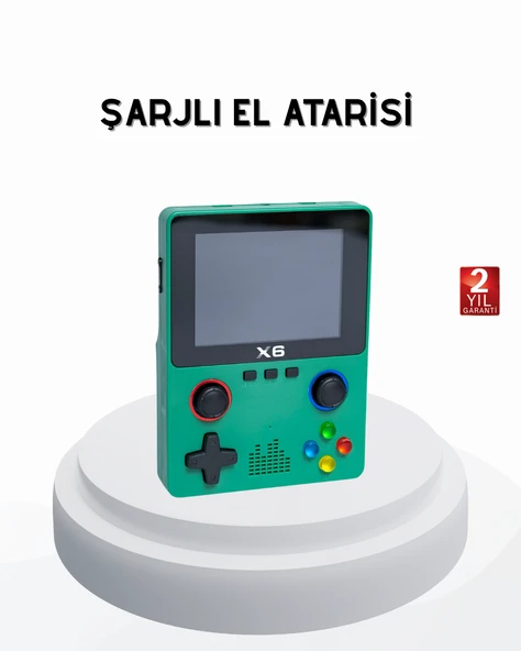 3.5 İnç Ips Ekranlı Taşınabilir Oyun Konsolu Ergonomik Çift Tetikli ürün görseli 1