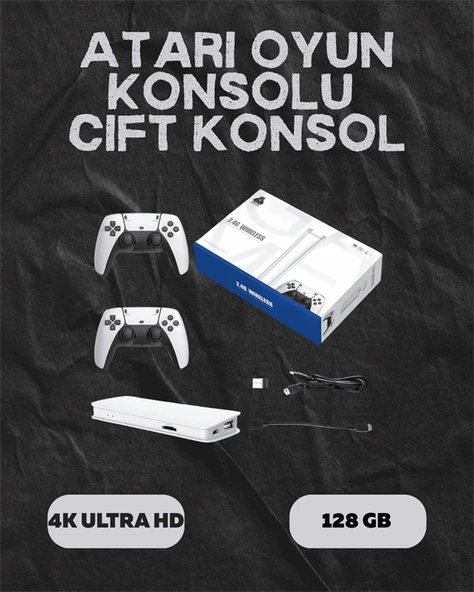 M15 Konsol – 20.000 Oyunlu, Çift Gamepadli, 4K - Resim 2
