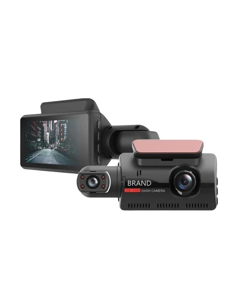 3 Inç Ips Ekranlı Full Hd Araç Kamerası – Wifi, Gece Görüş Hareket Algılama Özellikli Dashcam ürün görseli 1