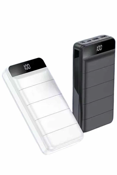 50.000 Mah Dijital Göstergeli Taşınabilir 4 Portlu Hızlı ürün görseli 1