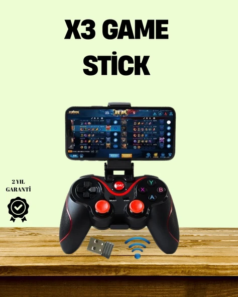 Ergonomik Tasarımlı Şarjlı Gamepad ürün görseli 1