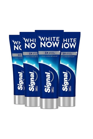 Signal White Now Original Anında Beyazlatıcı Diş Macunu 75ml X4 ürün görseli 1