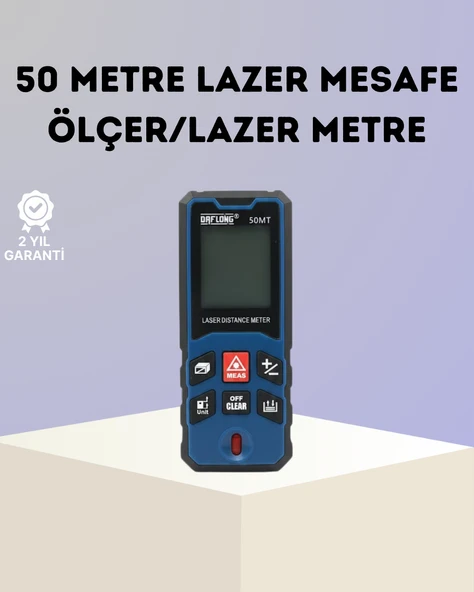 Metre 50 Mt Hassas Hızlı Ölçüm Özellikli ürün görseli 1