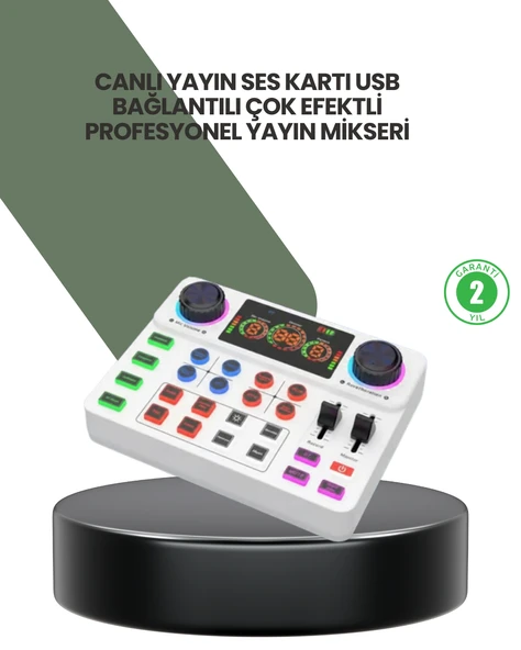 Podcast Karaoke Sosyal Medya Yayınları İçin Ses Kartı ürün görseli 1