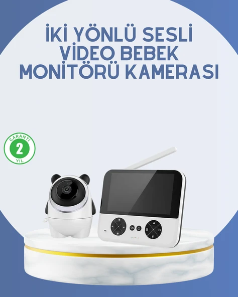 Bebek Monitörü 720P Görüntü Geniş Ekran ürün görseli 1