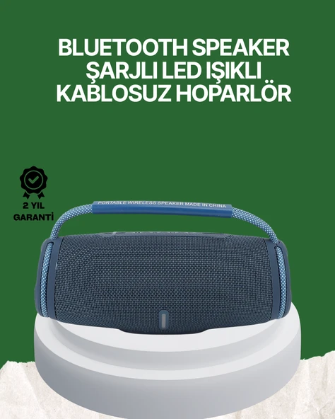 Net Stereo Ses Sunan Ipx5 Su Geçirmez Hoparlör ürün görseli 1
