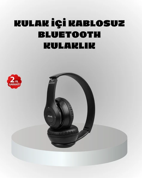 Kulaklık – Tf Kart, Aux, Mikrofonlu, Suya Dayanıklı, 10M Menzil ürün görseli 1