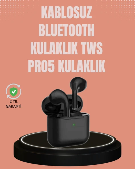 Tws 5 Kulaklık – Uzun Süreli Kullanım İçin Yüksek Batarya Performansı ürün görseli 1