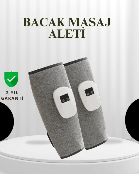 Şarjlı Isıtmalı Baldır Masaj Aleti – 3 Hava Basınçlı, Titreşimli Akıllı Zamanlayıcılı ürün görseli 1