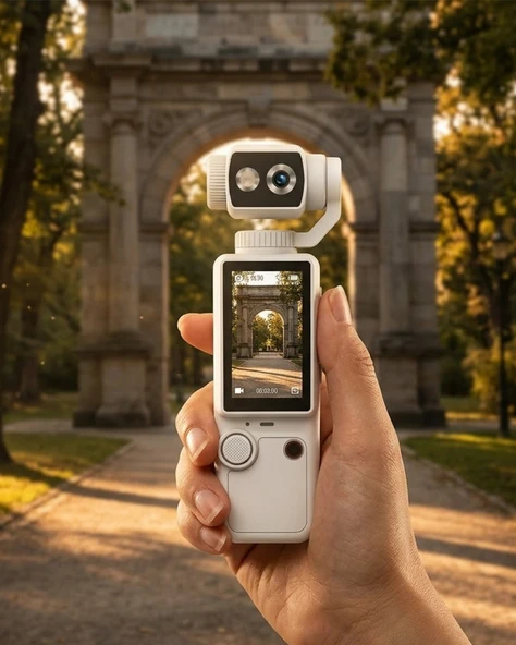 4K Çekim Yapabilen El Kamerası Otomatik Odaklama Çok Fonksiyonlu Video Kayıt ürün görseli 1