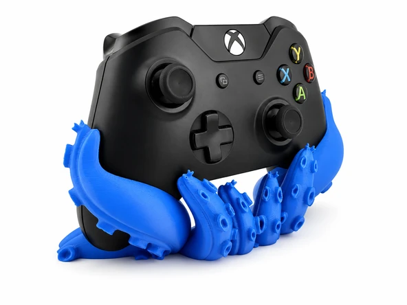 Fantastik Oyun Kolu Standı ✨ Ahtapot Tasarımlı Kontrolcü Tutucu ?️ Sert Plastik Masaüstü Gamepad Standı ürün görseli 1