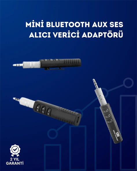 Kablolu Hoparlör Kulaklıklar İçin Adaptör | Mini Boy, Klipsli, Taşınabilir ürün görseli 1