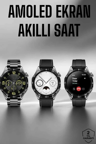 Akıllı Saat Metal Kordonlu Gps Nfc Uyumlu Arama Cevaplayan ürün görseli 1