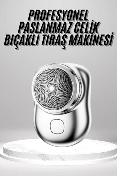 Mini Sıfır Sakal Yanak Tıraş Makinesi Usb Şarjlı Sıfır Sakal Taşınabilir Korumalı ürün görseli 1