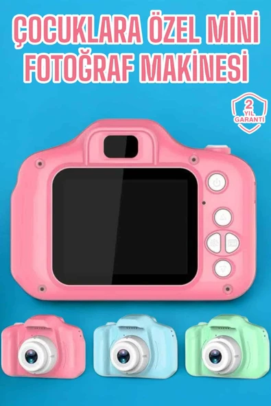 Çocuk Kamerası Dijital 1080P Hd Kaliteli Mini Fotoğraf Makinesi Profesyonel ürün görseli 1