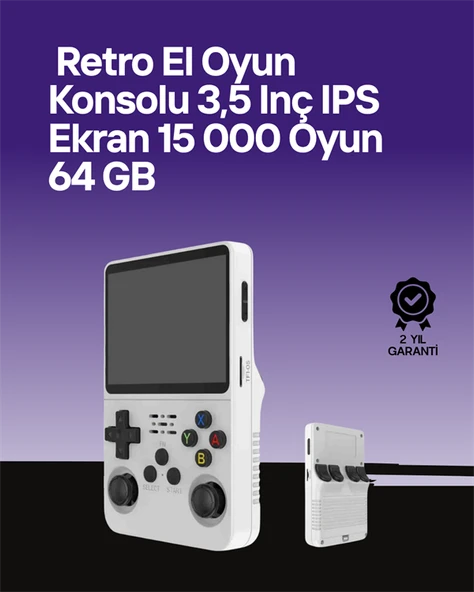 64 Gb Oyun Konsolu – Çoklu Emülatör Desteği, Linux Tabanlı Sistem ürün görseli 1