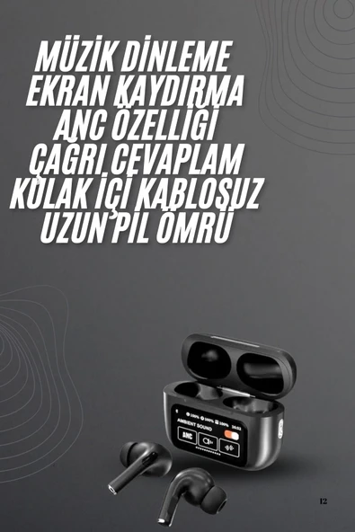 Yeni Nesil Ekranlı Kulaklık 5.0 - Resim 2