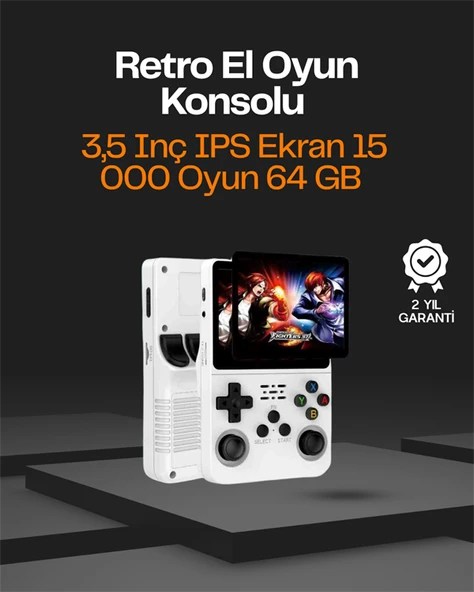 Taşınabilir Oyun Konsolu – 15.000 Oyun, 64 Gb Depolama, Ips Ekran ürün görseli 1