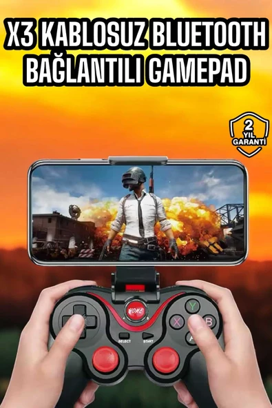 Uyumlu Gamepad X3 Game Stick Oyun Kolu Bağlantılı ürün görseli 1